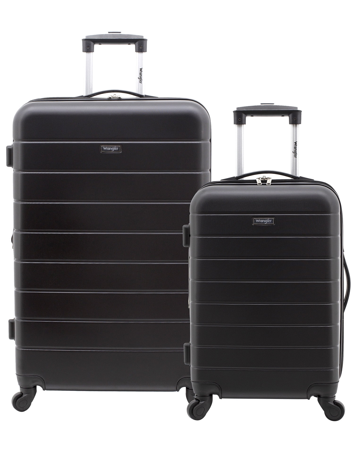 Wrangler 2pc Expandable Hardisde Carry-On Luggage Set, Teal