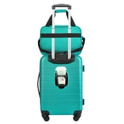 Wrangler 2-Piece Expandable Hard Side Carry-on Luggage Set, Teal