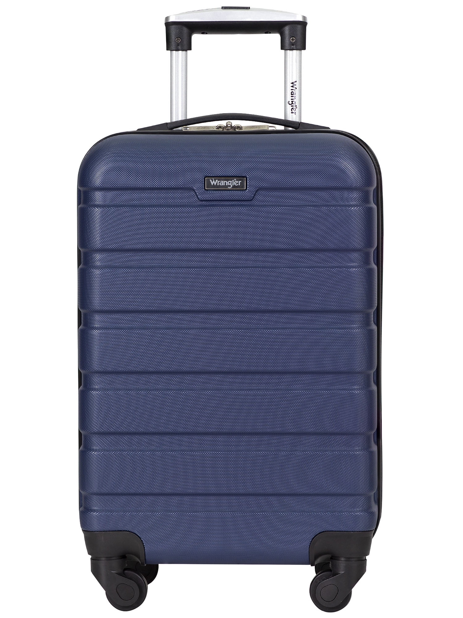 Wrangler 20” CarryOn Rolling Hardside Spinner Luggage Navy
