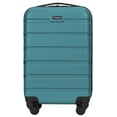 Wrangler 20” Carryon Rolling Hardside Spinner Luggage, Teal