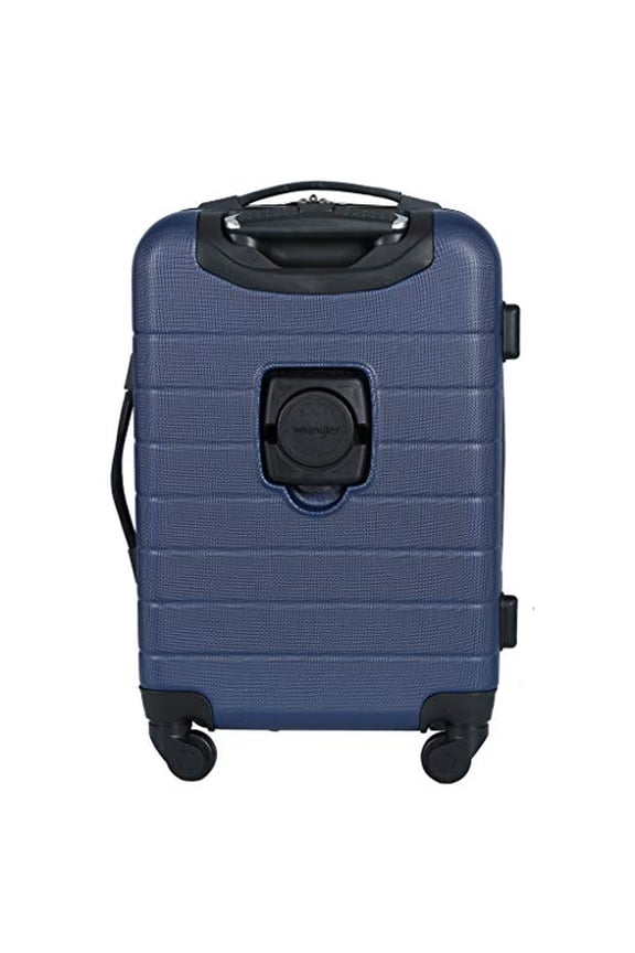 20" Smart Spinner Carry-On Luggage With Usb Charging Port - Navy Blue