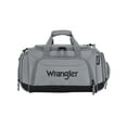 thumbnail interactive-video image 1 of Wrangler 20" Sport & Travel Duffel with Water Bottle Holder - Sharkskin Gray, 1 of 8