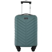 Wrangler 20-inch Carry-On Rolling Hard Side Spinner Luggage, Green