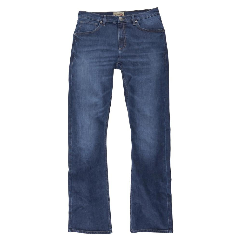 Wrangler Bootcut Jeans Uomo - Blu Broken Arrow, Taglia 33W/34L, Denim Stretch - 5