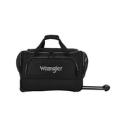 21" Deluxe Rolling Duffel with Telescopic Handle, Black