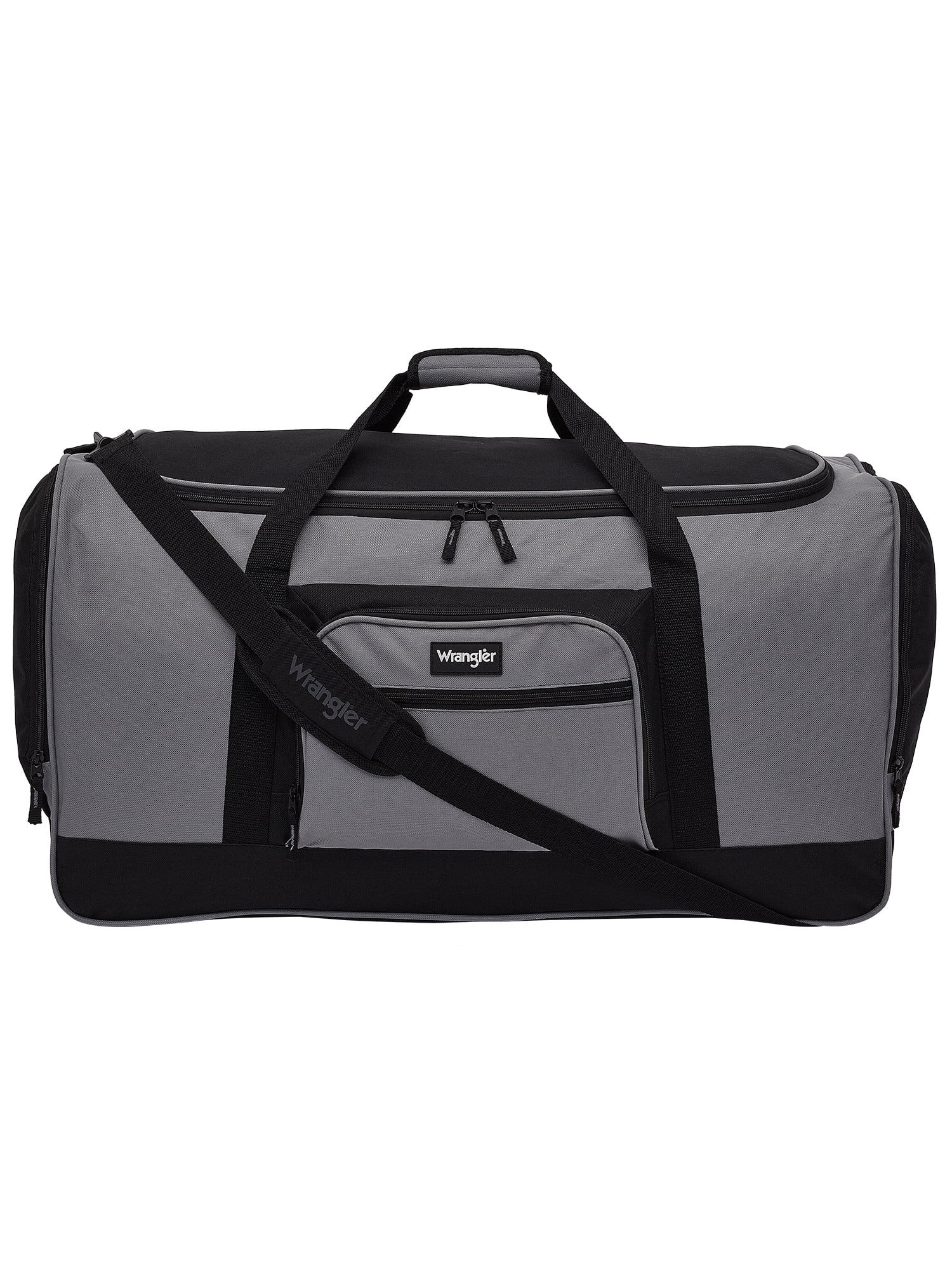 Wrangler 28in Multi Pocket Sport Duffel Gray Walmart