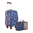thumbnail interactive-video image 1 of Wrangler Rodeo Kid's 2 Piece Hard-Side Spinner Luggage Set, 1 of 10