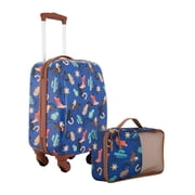 Wrangler Rodeo Kids 2 Piece Hard-Side Spinner Luggage Set