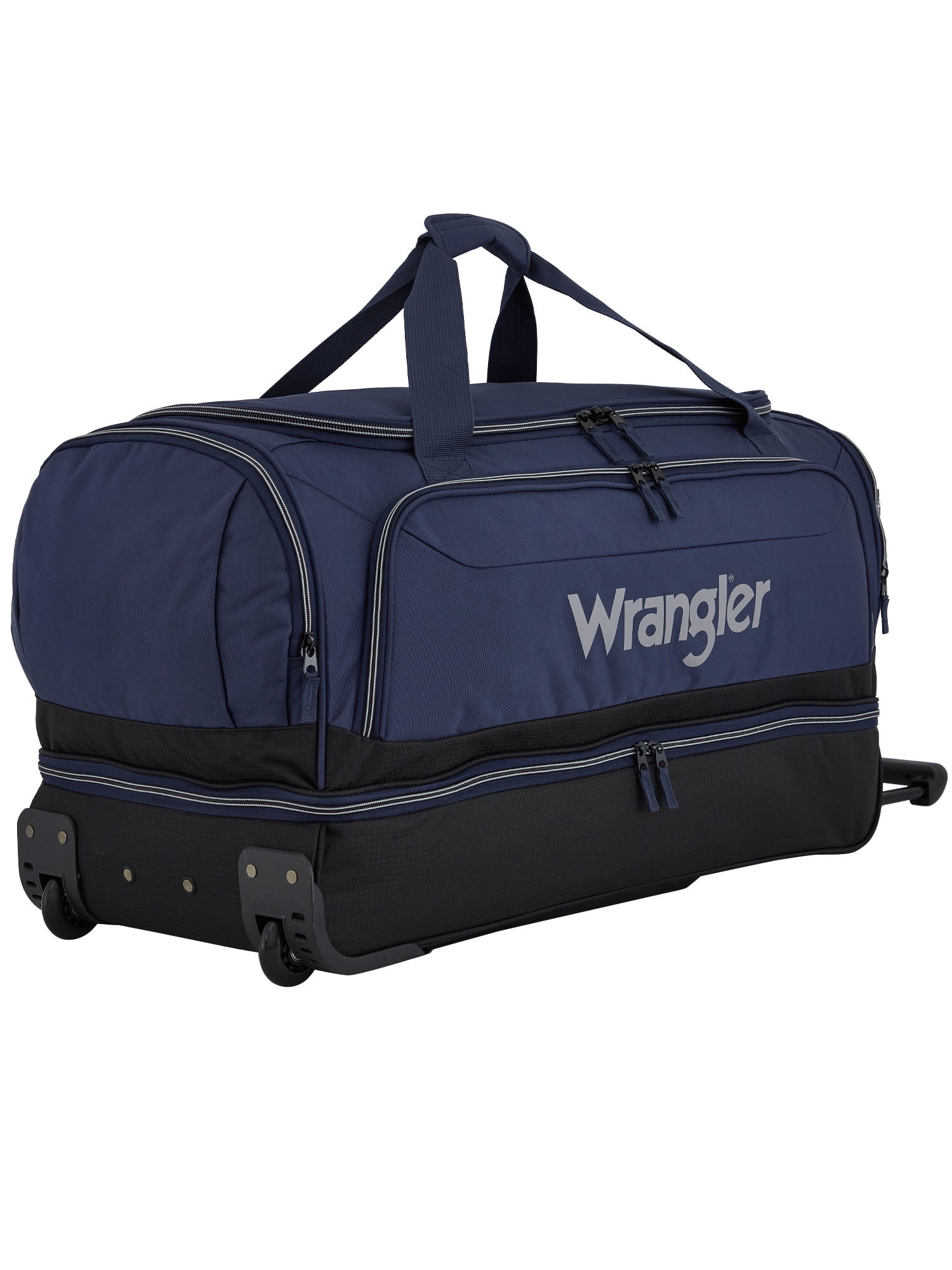 Wrangler 30in Rolling Multi-Pocket Duffel – Blue Pond