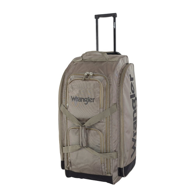 Wrangler 30" Rolling Upright Luggage Travel Duffel, Fallen Rock
