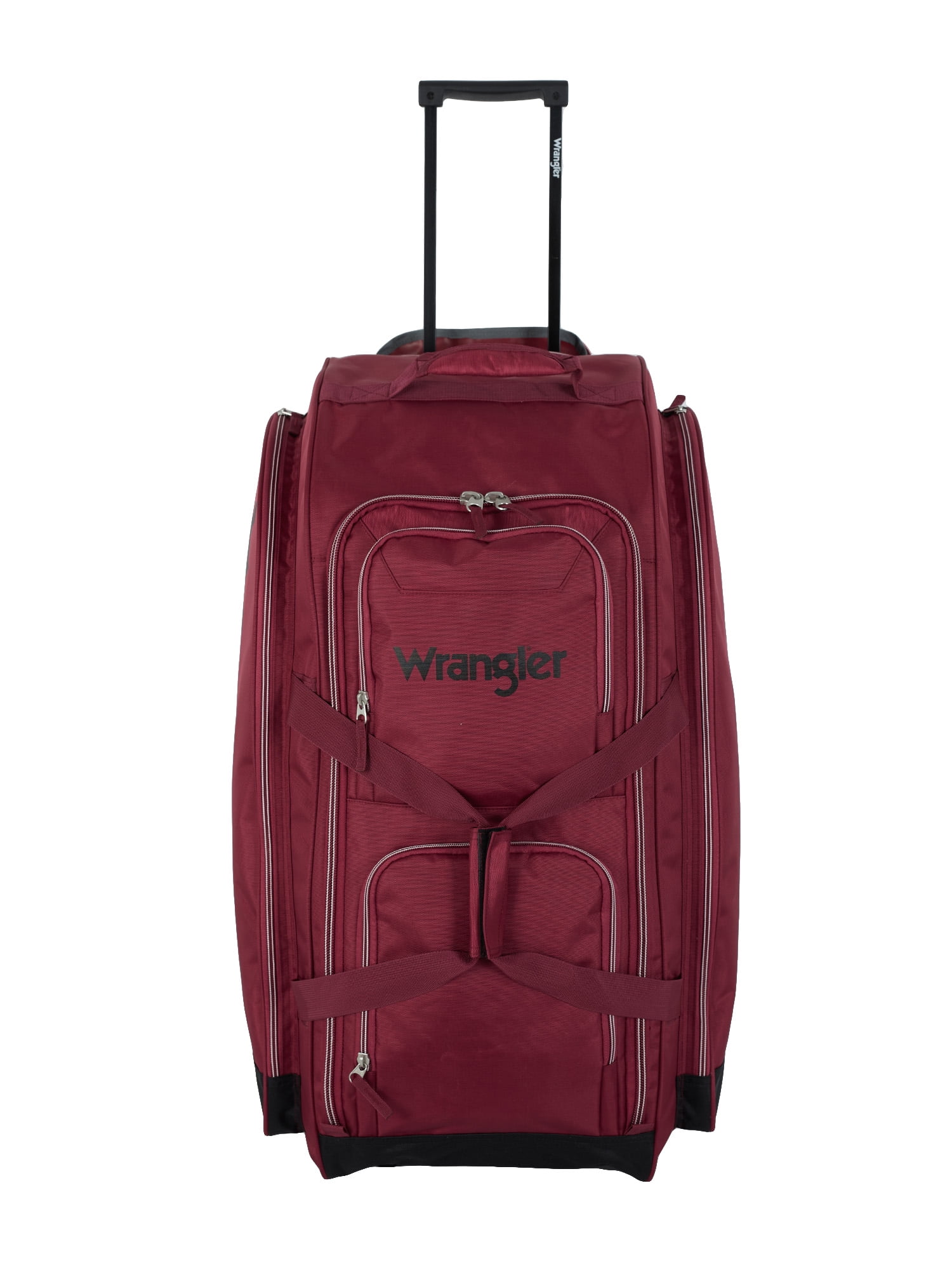 Wrangler 30" Rolling Upright Travel Duffel, Red