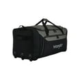 thumbnail interactive-video image 1 of Wrangler 36-inch Jumbo Collapsible 3-Wheel Rolling Locker Duffel, Black, 1 of 8