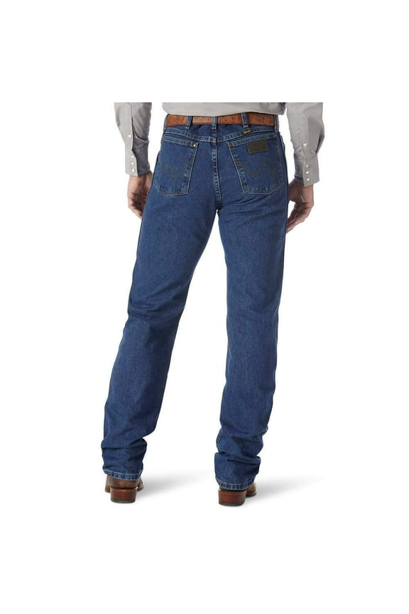 47MWZDS Mens 47 Regular Fit Cowboy Cut Premium Performance Jeans Blue 33x32