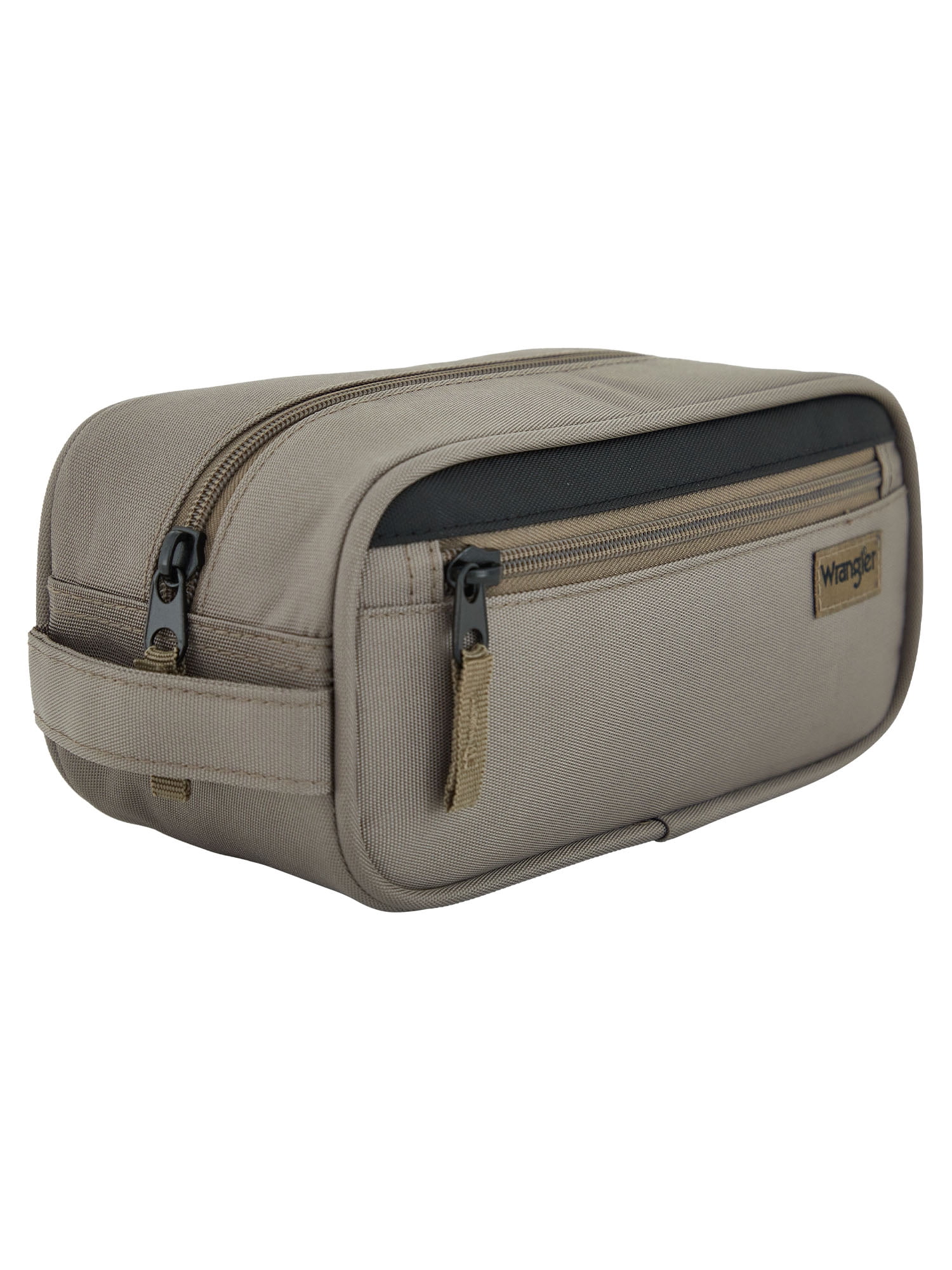 Wrangler 9-inch Toiletry Travel Kit, Fallen Rock Brown
