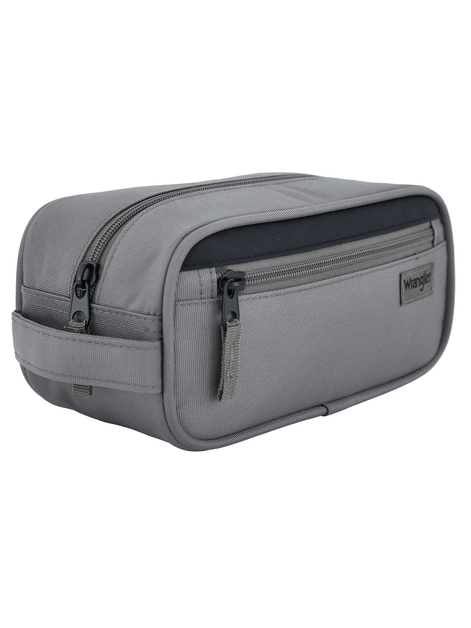Wrangler 9-inch Toiletry Travel Kit, Sharkskin Gray