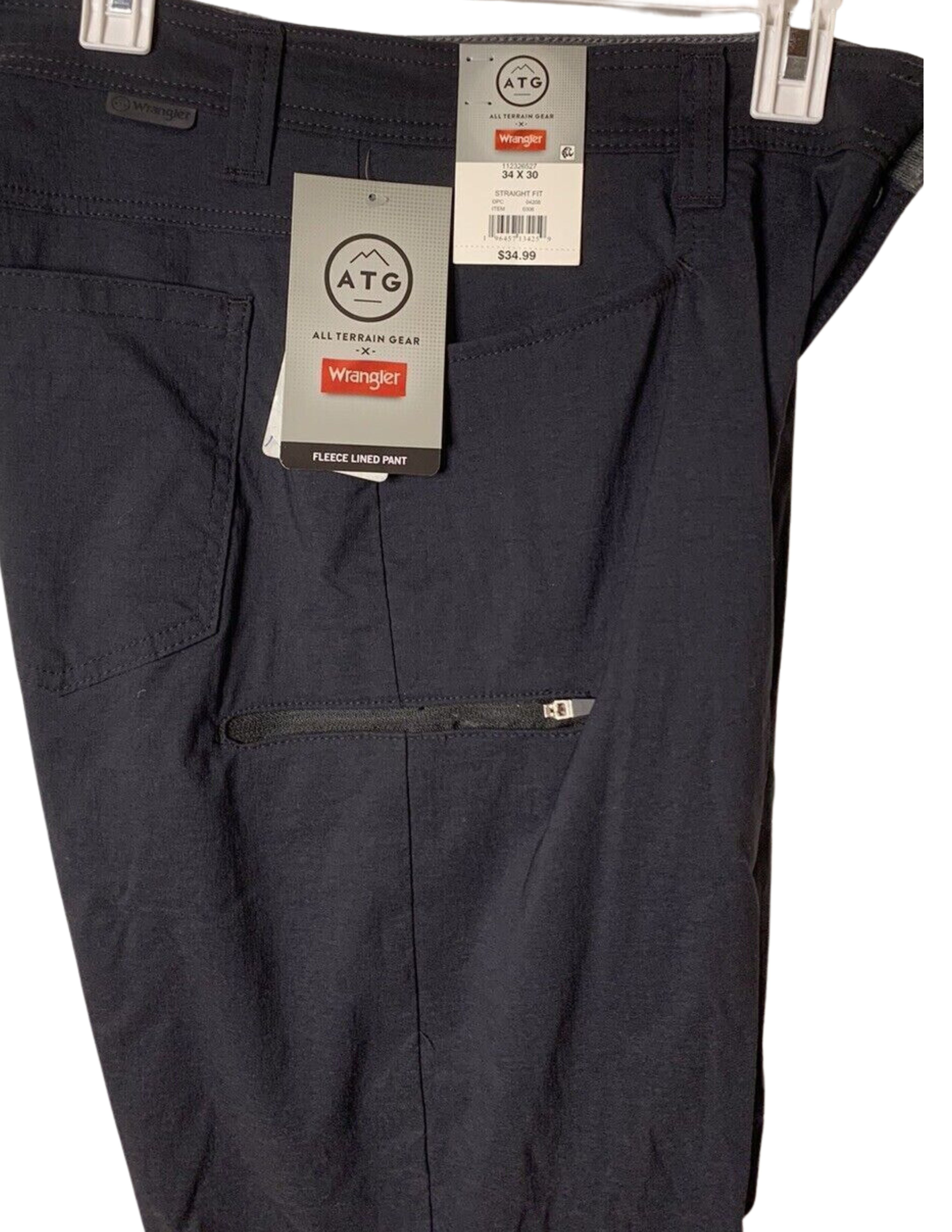 Wrangler ATG All Terrain Gear Men's Fleece Lined Utility Pants Straight