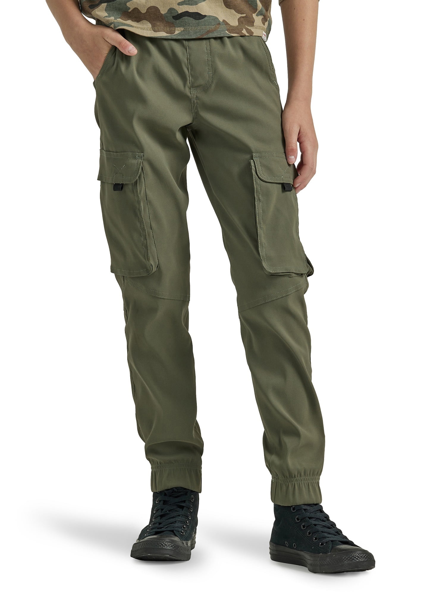 Wrangler® ATG Boys Tactical Jogger with Pull on Waist, Sizes XS-XL ...