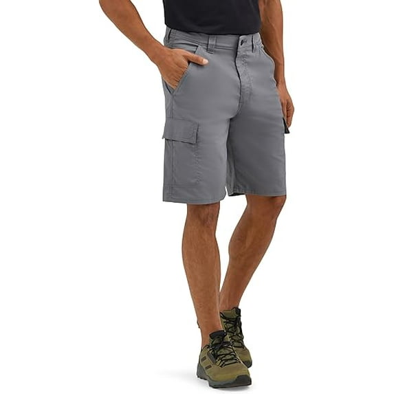 Wrangler ATG Men's Highland Cargo Short Color-Poppy Seed, Size 30-46