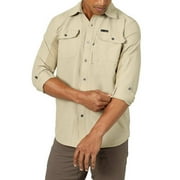 Wrangler® ATG Men's Mixed Material Shirt with UPF 40+ Protection, S-4XL
