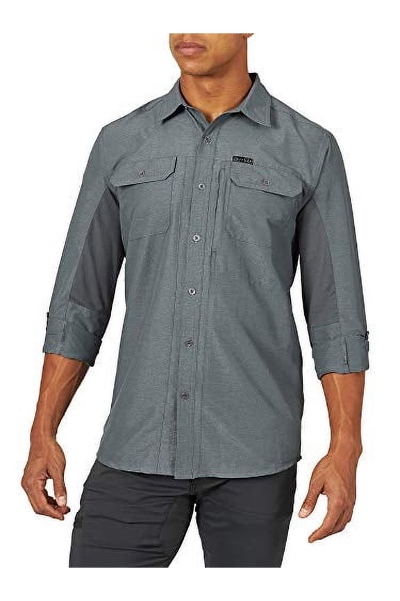 ® ATG Men's Mixed Material Shirt with UPF 40+ Protection, S-4XL