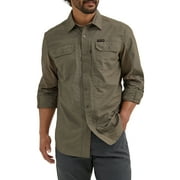 Wrangler® ATG Men's Mixed Material Shirt with UPF 40+ Protection, S-4XL