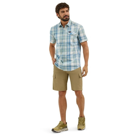 Wrangler® ATG Men's Short Sleeve Cedar Utility Shirt