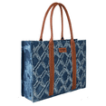 thumbnail image 1 of Wrangler Allover Aztec Dual Sided Print Canvas Wide Tote, 1 of 4