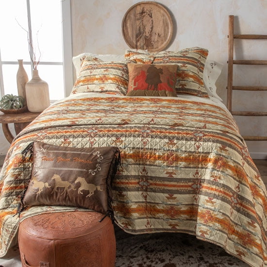 Amarillo Sunset Quilt Set by Wrangler