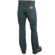 Wrangler Apparel Mens FR Slim Boot Cut Caden Jeans 34W x 34L Dark Tint