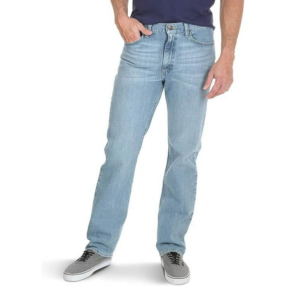 Wrangler Authentics Men's Classic Regular Fit 5-Pocket Jeans, Flex Denim