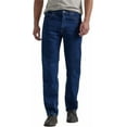 thumbnail image 1 of Wrangler Authentics Men's Classic 5-Pocket Regular Fit Jean, Dark Indigo Flex, 38W x 32L, 1 of 5