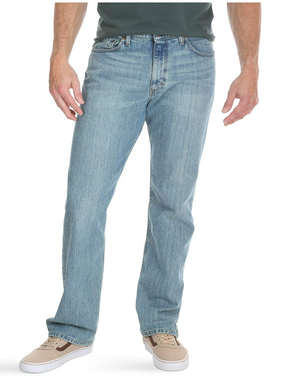 Wrangler Authentics Men's Classic 5-Pocket Relaxed Fit Cotton Jean, Dark Stonewash, 28W x 32L