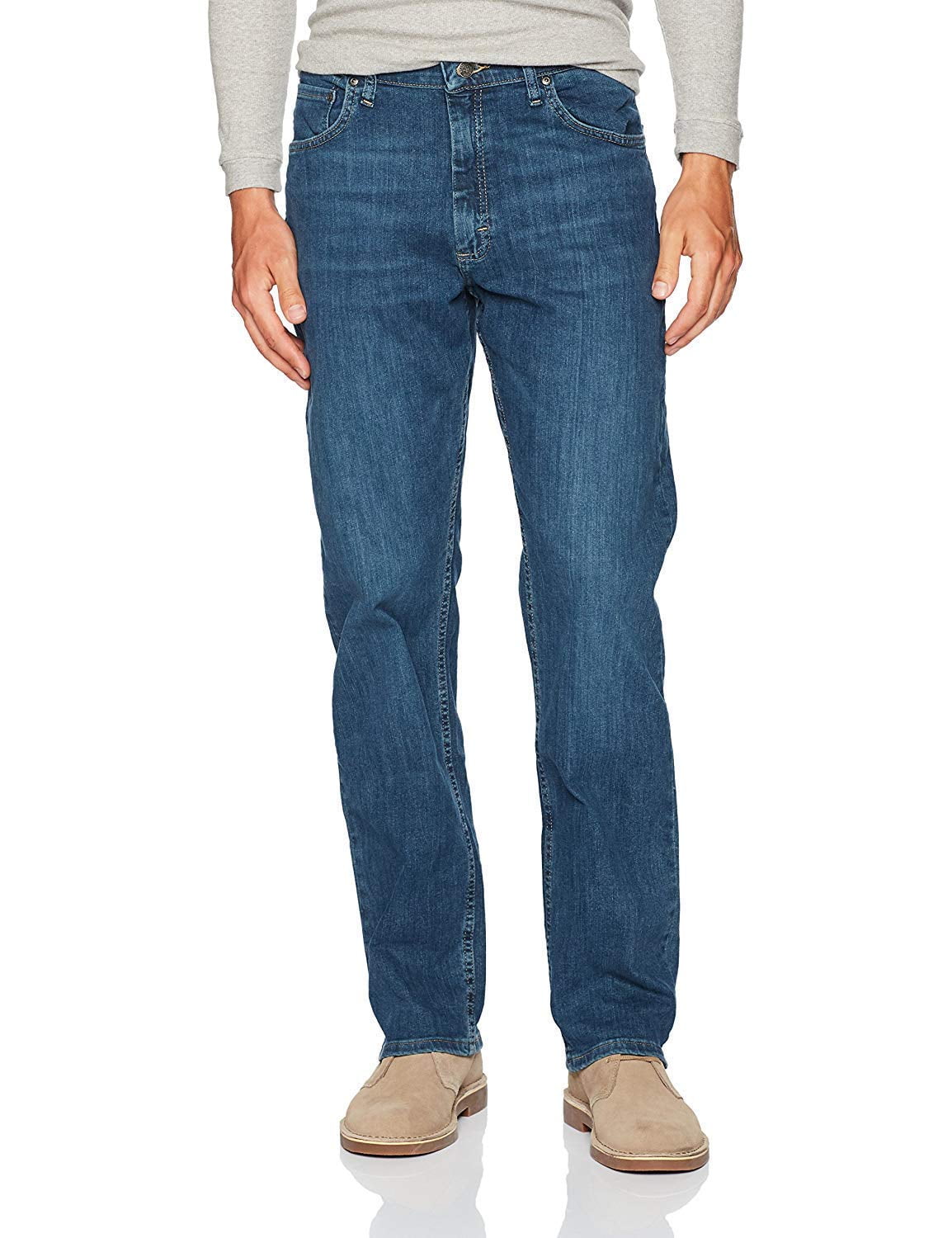 Wrangler Authentics Classic 5-Pocket Jeans Uomo - Relaxed Fit - Stonewash Flex - 34W X 34L - 3