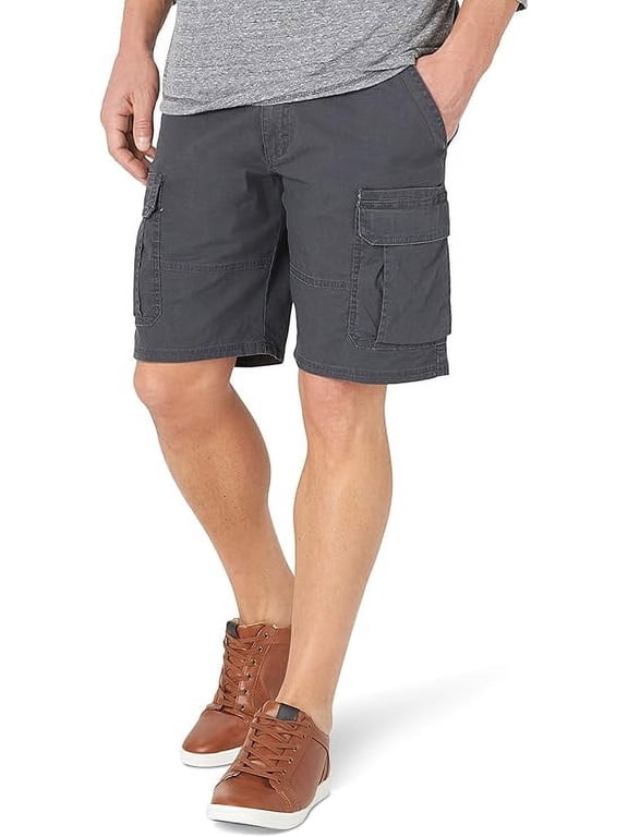 Authentics Men's Classic Cargo Stretch Short Anthracite size-34