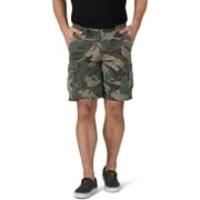 Wrangler Authentics Men's Classic Cargo Stretch Short, Green Camo, Size 30-54