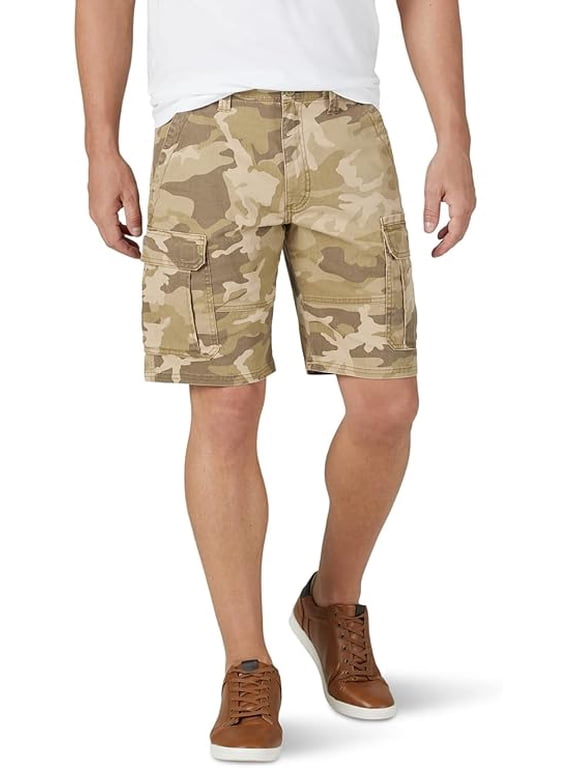 Authentics Men's Classic Cargo Stretch Short, Jungle Elmwood Camo, Size 30-54