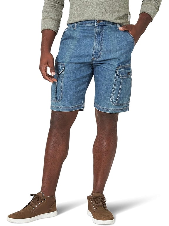 Authentics Men's Classic Cargo Stretch Short Medium Tint Size-36