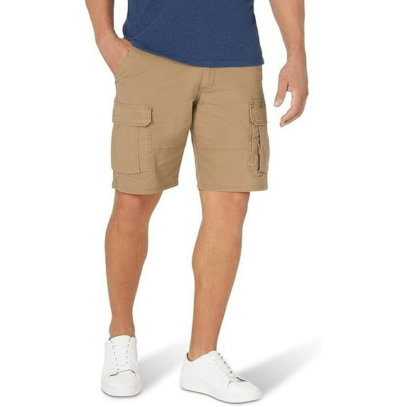 Wrangler Authentics Men's Classic Cargo Stretch Short Petrified Oak size-30