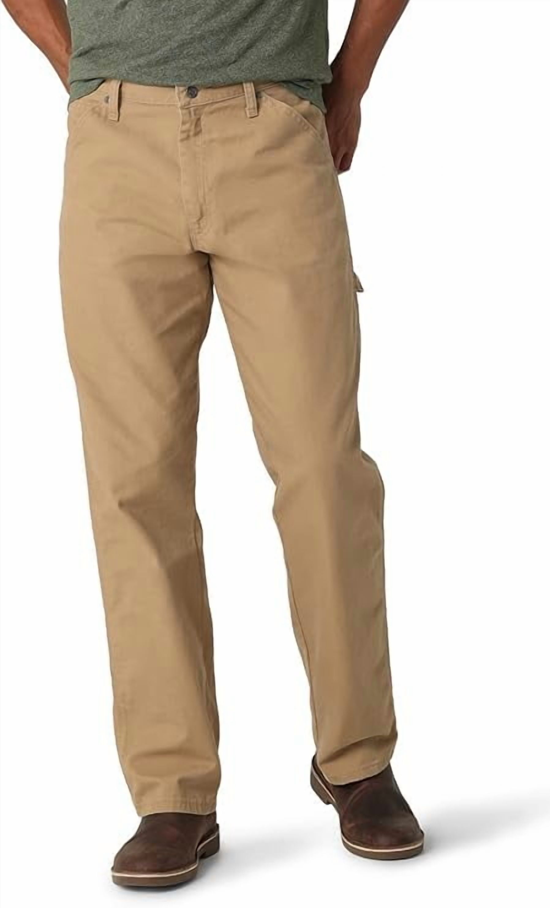 Wrangler Authentics Klassieke jeans met comfortabele taille voor heren, Rots Grijs, 33W / 30L