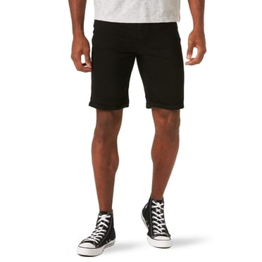 Wrangler Authentics Men's Classic Relaxed Fit Five Pocket Jean Short, Light Wash Flex, 36
