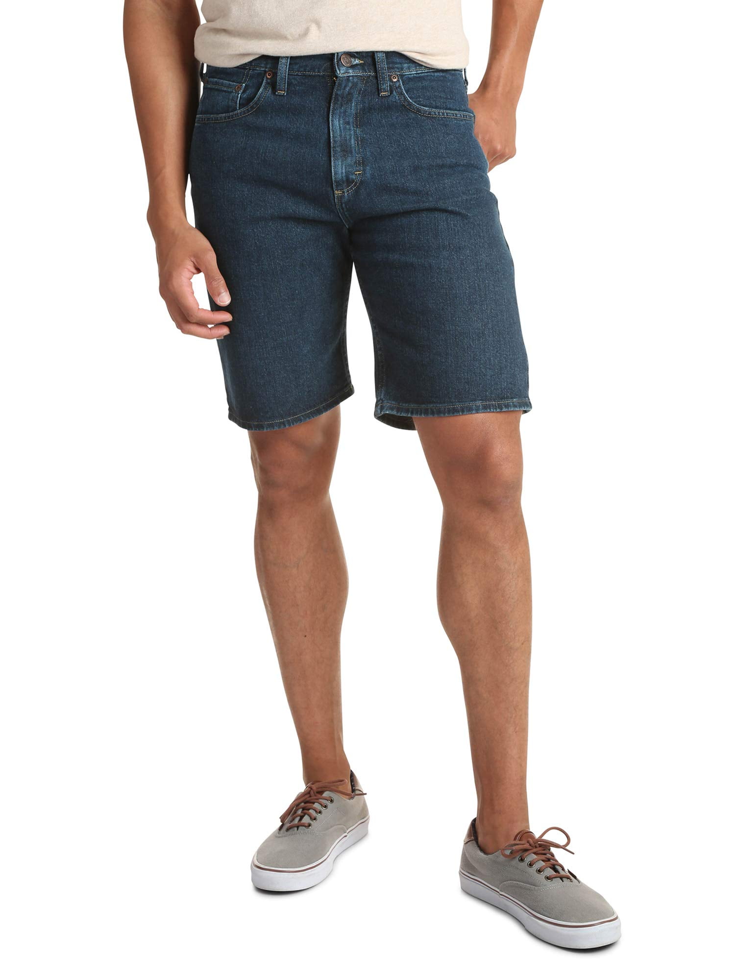 Wrangler Authentics Men's Classic Relaxed Fit Five Pocket Jean Short ...