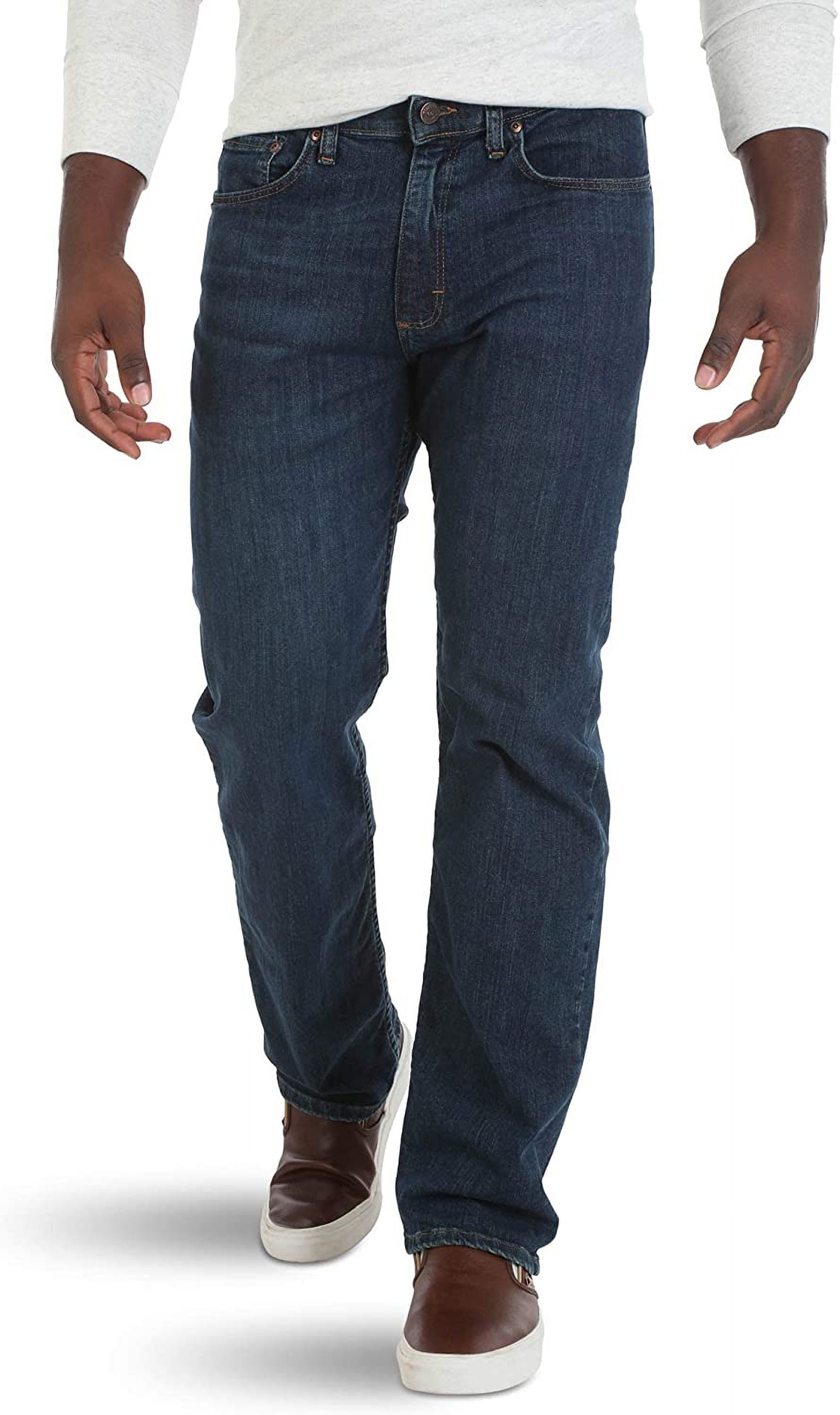 Wrangler Authentics Men's Comfort Flex Waist Relaxed Fit Jean, Carbon ...