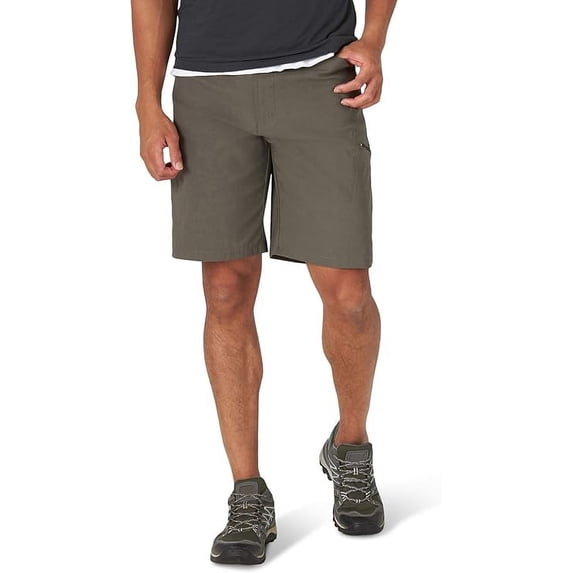 Wrangler Authentics Men's Classic Relaxed Fit Stretch Cargo Short Dusty Olive 33 2101527163