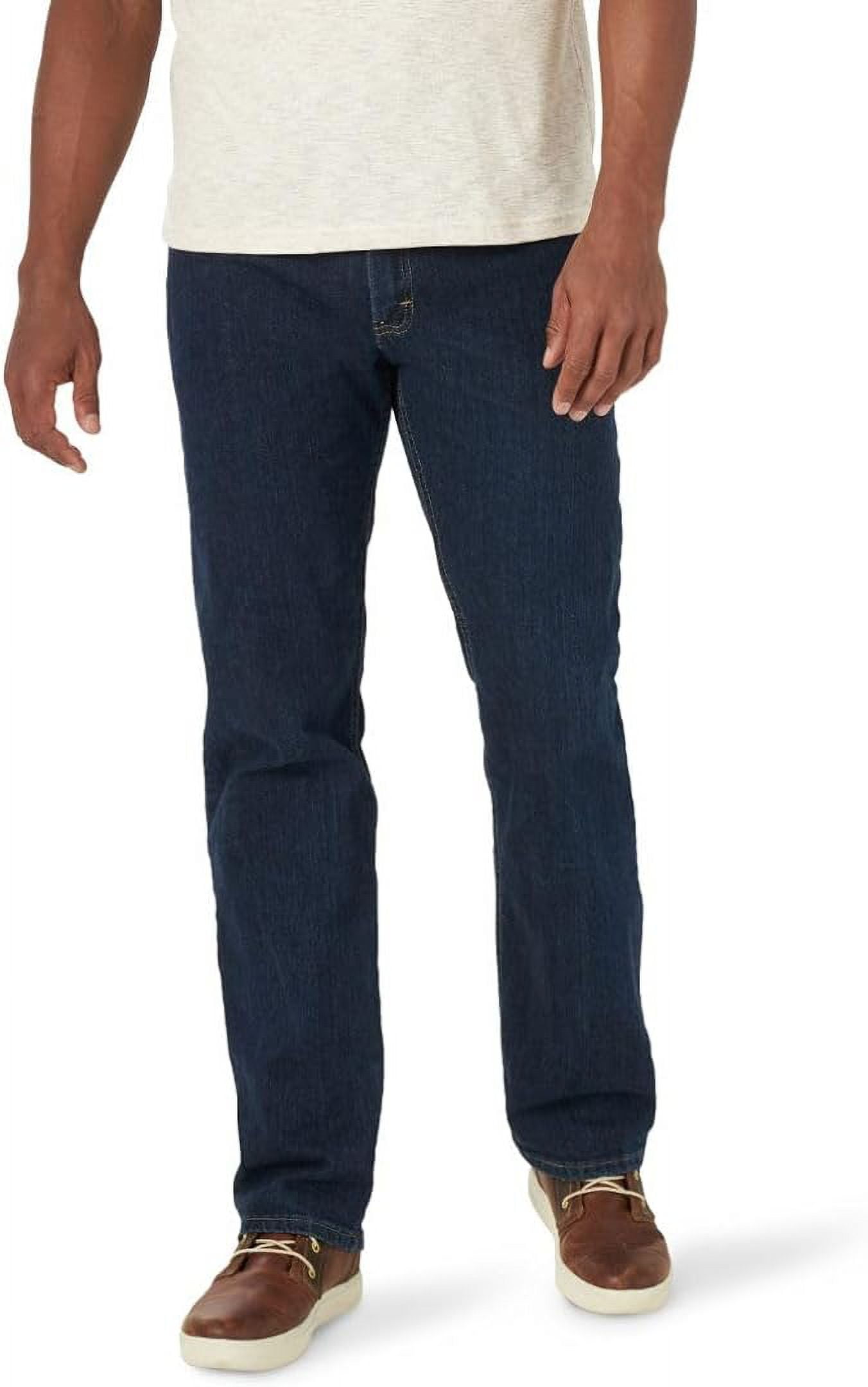 Wrangler Authentics Men's Classic Stretch Jean - Flex-Fit Waistband, Straight Leg, Regular Fit
