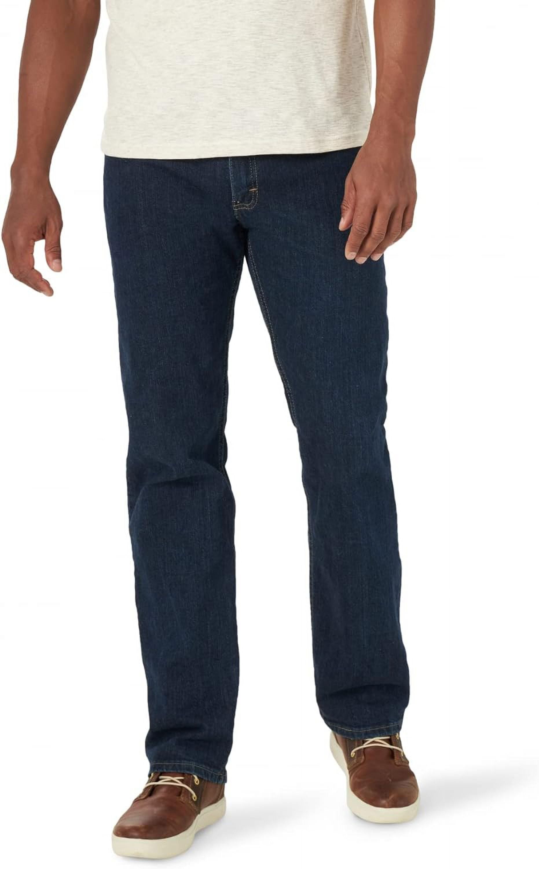 Wrangler Authentics Men's Regular Fit Comfort Flex Waist Jean 44W x 32L ...