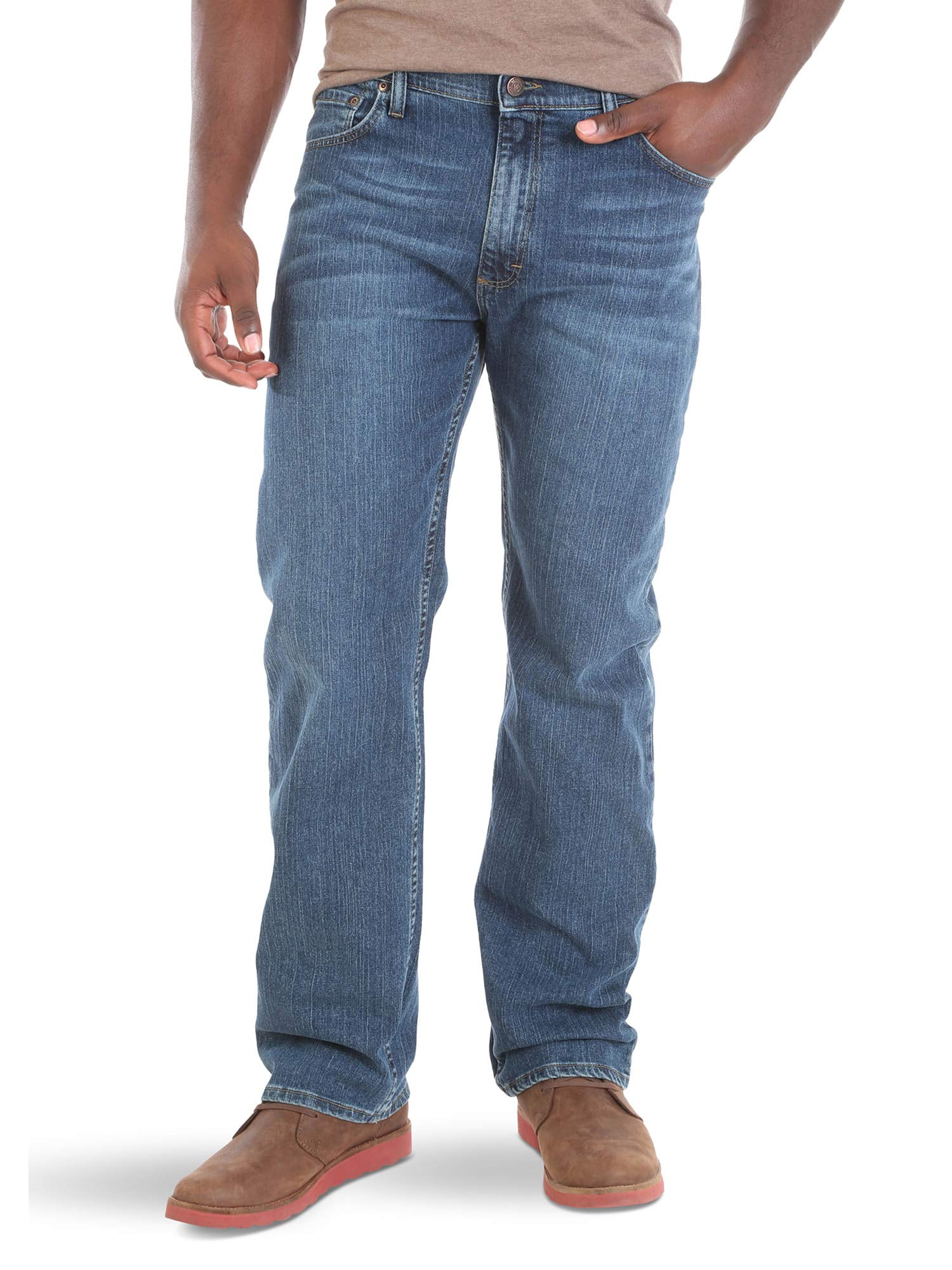 Wrangler Authentics Men's Comfort Flex Waistband Stretch Jean, Regular ...