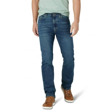Wrangler Authentics Men's Regular Fit Comfort Flex Waist Jean, Rhodes, 35W x 30L