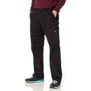 Wrangler Authentics Men's Relaxed Fit Stretch Cargo Pant, Black, 32W x 34L