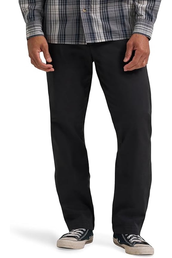 Authentics Men's Straight Fit Flat Front Chino