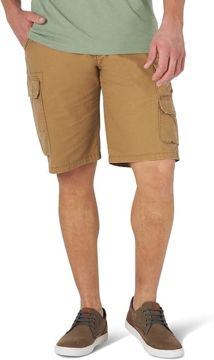 Wrangler Authentics Pantaloni Cargo Uomo – Stretch Twill – Colore Acorn – Taglia 38 – Cucitura 30,5 Cm